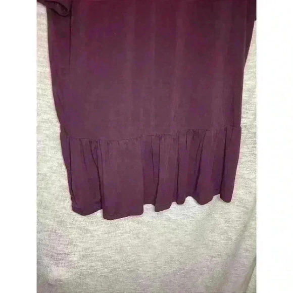 American Eagle Soft & Sexy Top Size Small Purple Plum Embroidered AE - Picture 11 of 12